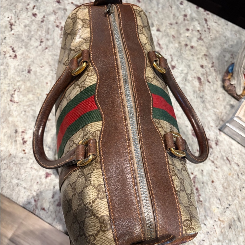 PRICE DROP!!! GUCCI GG Monogram Boston Bag (Vintage) - Picture 4 of 13
